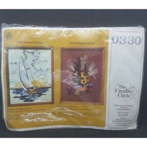 The Creative Circle Crewel Kit Wooden Decoy Mallard Duck by Bob Shafor 0330